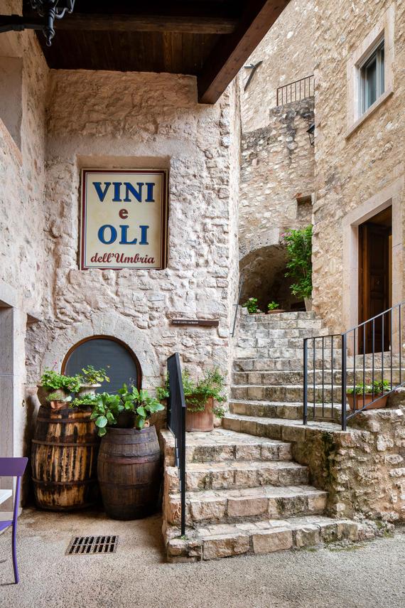 Wine and olive oil shop