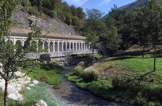 The ancient Roman Baths at Triponzo have reopened